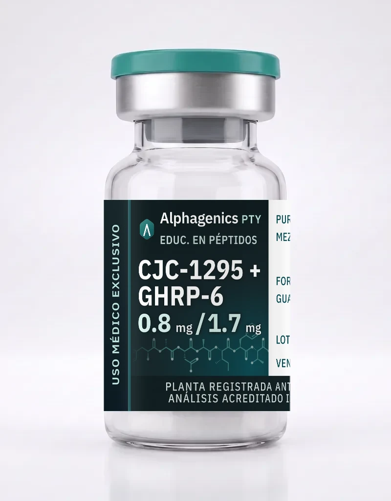 Mezcla CJC-1295 + GHRP-6 — vial Alphagenics